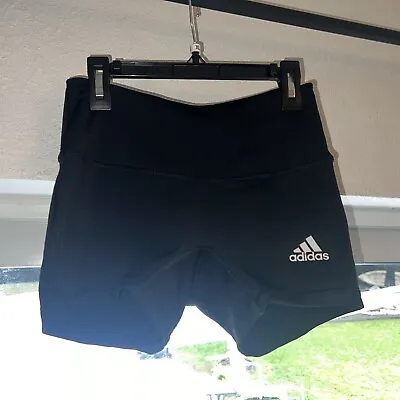 Adidas Aeroready BLACK   Compression Volleyball Shorts Sz XS • $16.50