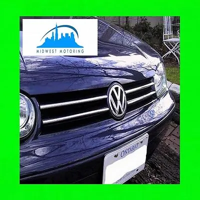 $33.40 • Buy 1999-2005 Vw Volkswagen Gti Golf Cabrio Chrome Grille Trim 2000 2001 2002 2003 
