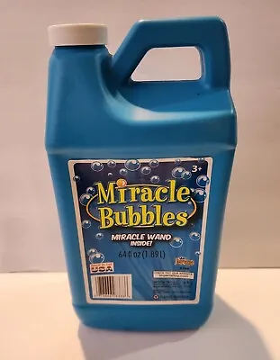 IMPERIAL Miracle Bubbles Gigantic 64 Oz Bubbles Fun With Miracle Wand 1977 VTG • $39.99