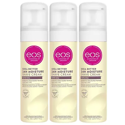 Eos Shea Better Shaving Cream For Women- Vanilla Bliss Fl Oz 3-Pack • $20.99