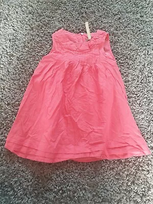 Mayoral Chic Pink Dress Baby Girl Age 2 Years • £2