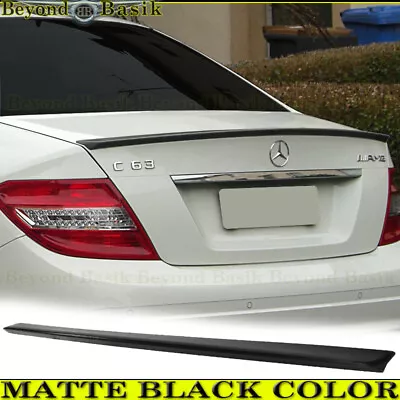 2008-2014 Mercedes W204 C-Class AMG Factory Style Trunk Spoiler Wing MATTE BLACK • $549.95