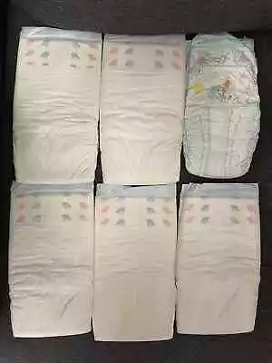 Vintage Plastic Baked Diapers Nappies Pampers Baby Dry Large 1995 5pcs. • $110