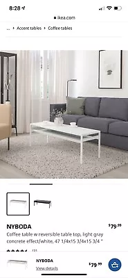 White Low Tables Ikea • $45