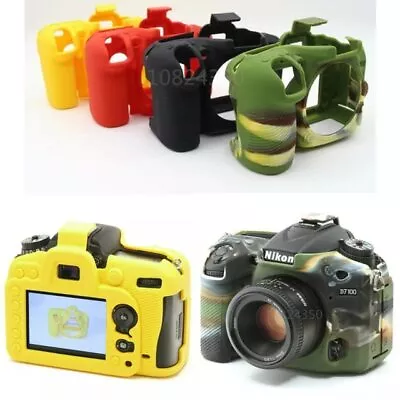 Camera Body Cover Case Skin For Nikon D7200 D5300 D750 D3400 D5500 D810 D7500 • $19.59