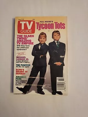 1993 August 7-13 TV Guide Olsen Twins (SM3) • £14.78