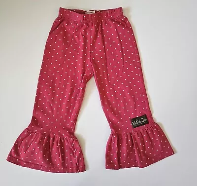 Matilda Jane 2 Sparkletown Dottie Sprinkle Ruffles Knit Pants LA1-212 • $9.99