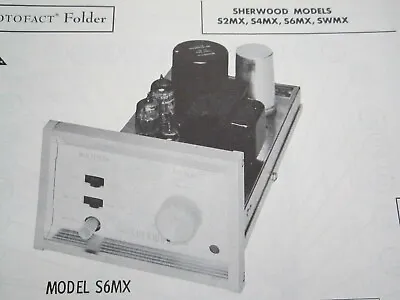 Sherwood S2mx S4mx S6mx & Swmx Multiplex Adapter Photofact • $7.50