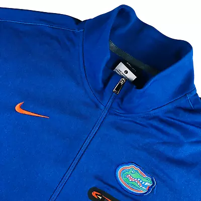 Florida Gators X Nike Men's 1/4 Zip Performance Jacket Royal Blue • Large • $25.26