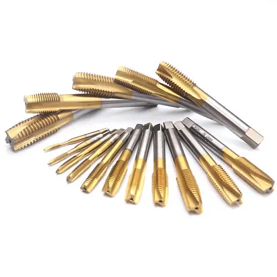 £11.99 • Buy Metric Thread Taps M3-M18 Engineers Tap Set Threading Tools Pitch 0.5mm -2.5mm
