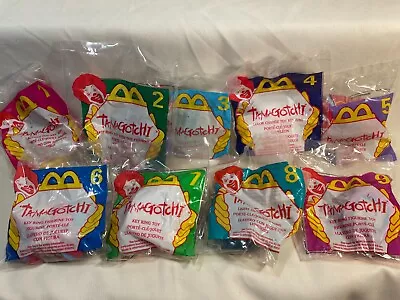 McDonalds Tamagotchi Key Ring  Set 1-9 Happy Meal Toys 1998 [NEW] • $40