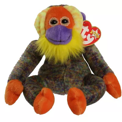 TY Beanie Baby - BANANAS The Monkey (8.5 Inch) - MWMTs Stuffed Animal Toy • $11.89