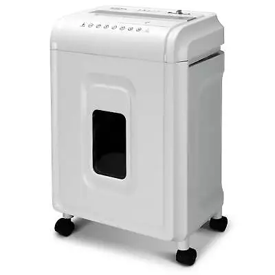 AU1262XA Anti-Jam 12-Sheet Crosscut Paper And CD/Credit Card ShredderWhite/Gray • $78.56