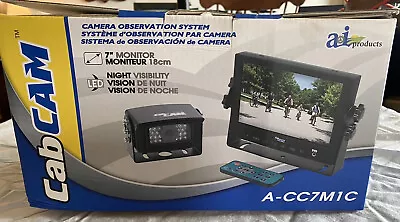 A&I Products Tractor Cab Cam A-CC7M1C 7  Monitor Camera Observation System NIB • $350