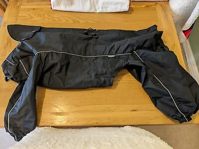 Kerbl Manchester Dog Rain Coat Jacket Waterproof Size XXL Black • £15