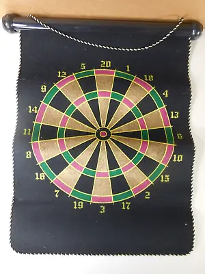 Magnetic Dart Board Hanging Two Sided Dart Mat Golf Game New In Open Box • $8.90