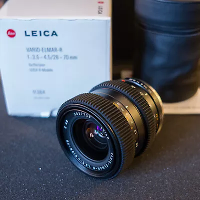 Leica Vario-Elmar-R 28-70mm F/3.5 ROM Cine Mod Lens - Serial 38x - Canon EF/EOS • $449