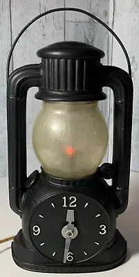 Vintage Mastercrafters Lantern Clock Model No. 137 With Flickerin Light WORKS  • $43.99