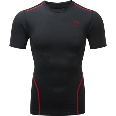 £7.49 • Buy More Mile Mens Short Sleeve Compression Top Black Baselayer Gym Football Running