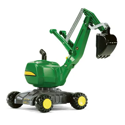 $204 • Buy John Deere 102cm Rolly XL Kids Digger/Tractor Ride On Excavator Play/Toy/3y+ GRN
