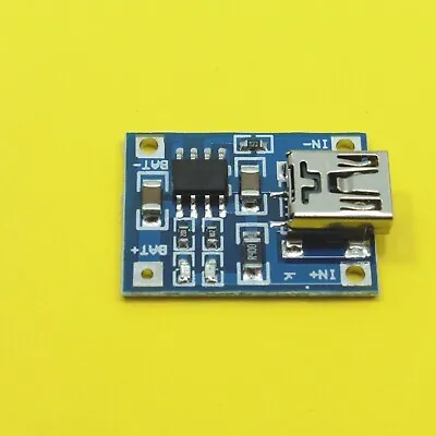 TP4056 Mini USB 18650 Li-ion Battery Charger Board 1A 5V 4.2V 3.7V 3.6V 3.8V • £2.84