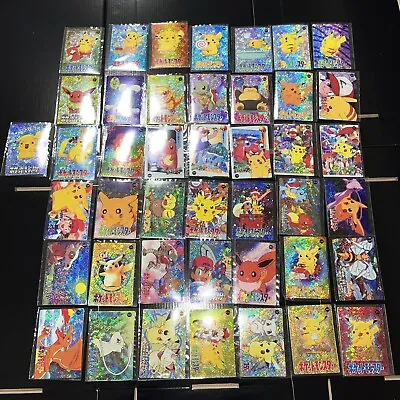 Pokemon Vintage Pocket Monsters Vending HOLO Prism Sticker (43 Cards) Charizar • $40