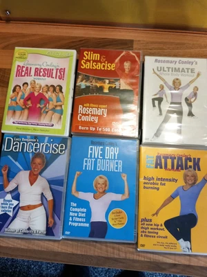 £9.99 • Buy 6 Dvds. Exercise. Lose Weight And Get Fit In Your Own Home. Aerobic & Toning. 