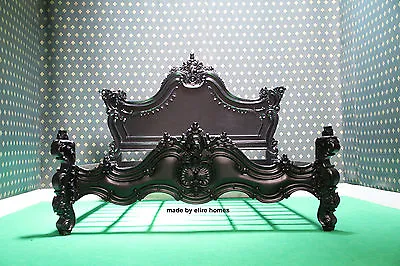 USA King Size MATT BLACK  Gothic Style 180cm HEADBOARD • $3110.13