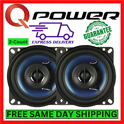 Q Power 250 Watt 4  Car/Truck/SUV Speaker Set • $25.99