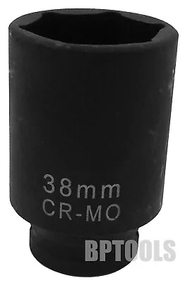 38mm Deep Impact Spindle Socket 1/2  Drive 6 Point Axle Nut Socket Remover CR-MO • $14.99