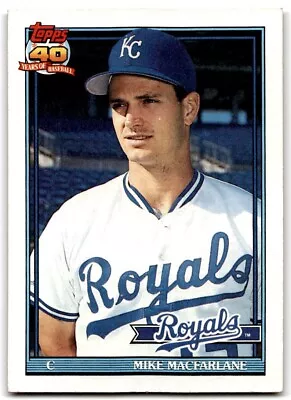 1991 Topps Mike Macfarlane #638 Kansas City Royals • $0.99