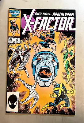 X-Factor #6 / 1st Apocalypse Appearance / 1986 / White Pages / VF+ Or Better • $39.95