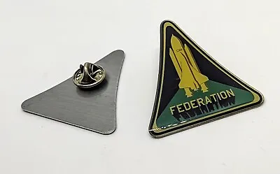 Federation - Space Shuttle - NASA Style - Rare Event Staff Pin Badge • £0.99