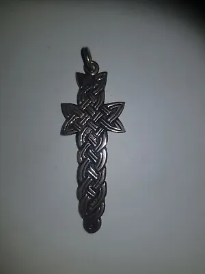 Scottish Celtic Design 925 Sterling Silver  Morvern Cross Pendant Edinburgh • £35