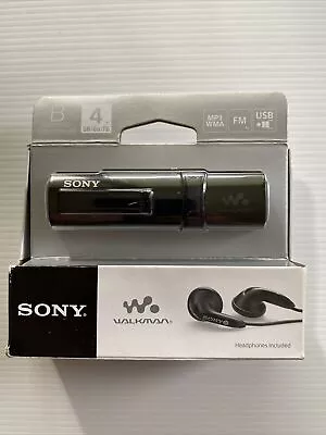 Sony Walkman NWZ-B183F Black 4GB Digital Media Player MP3 WMA FM USB NEW • $192.66