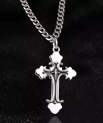 Cross Titanium Steel Necklace For Men • $26.95