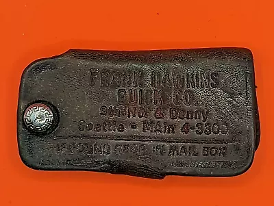 Leather Key Fob Chain Holder - Frank Hawkins Buick Opel Seattle WA • $10