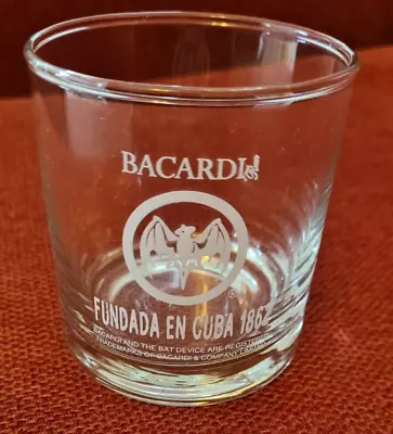 Bacardi Rum - Fundada En Cuba 1862 - Glass Drinking Cup • $7