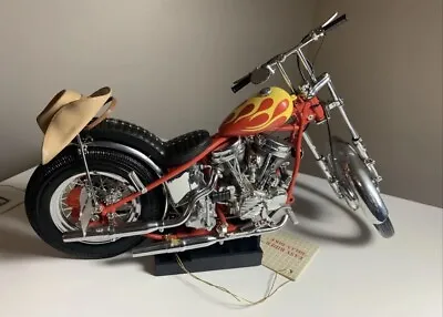 Franklin Mint 1:10 1958 Harley Davidson Easy Rider Billy Bike Chopper Classic 12 • $475
