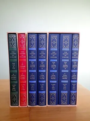 £70 • Buy Thomas Babington Macaulay History Of England  Folio Society