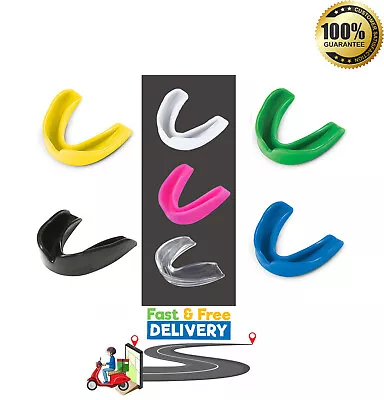 MMA Boxing Mouthguards Gum Shield For Muay Thai Judo Rugby Kickboxing Karate • £3.99