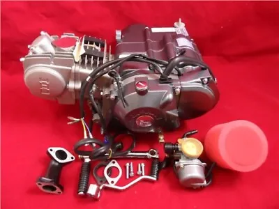 Pit Bike Lifan 125cc Electric Start 4 Speed Semi Auto Engine & Carb BBR B/S • £354