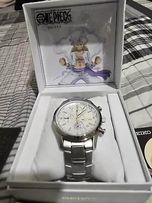 Seiko X ONE PIECE Monkey D. Luffy Gear 5 Edition Watch Limited Edition • $2100