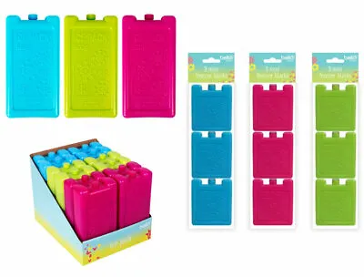  Reusable Travel Ice Freezer Blocks For Picnic Lunch Boxes Cooler Bags • £3.49