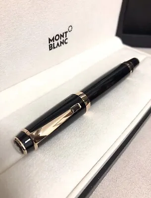 Montblanc Boheme Black Gold Plated Rollerball Pen  • $119