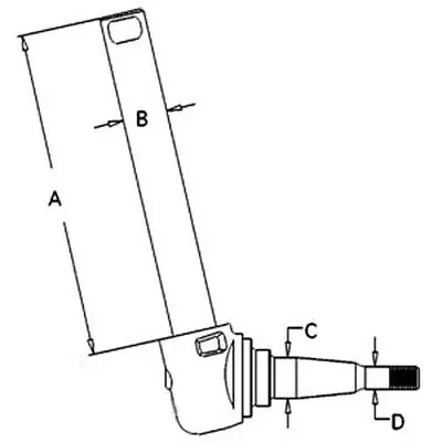 S.15995 Spindle RH - Fits Massey Ferguson • $73.99