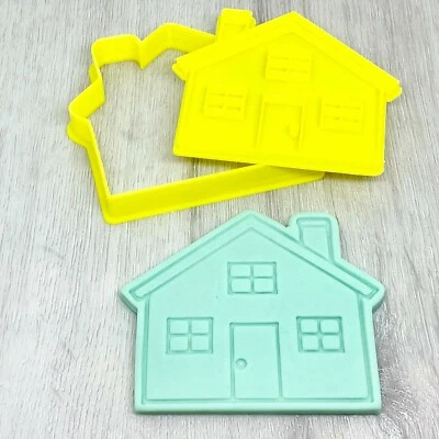 $11.95 • Buy House Cookie Cutter & Fondant Stamp - Housewarming Party Ideas