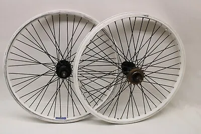 Old Mid New School Bmx  Mongoose Wheelset 20  - White • $79.99