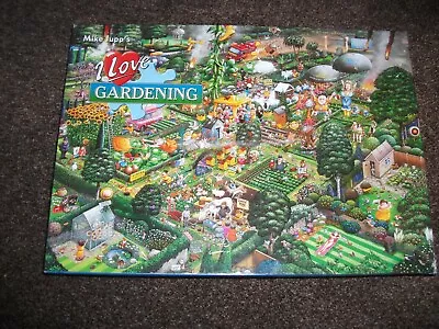 Gibsons Mike Jupp Jigsaw - I Love Gardening - 1000 Piece - Excellent Condition • £2.99