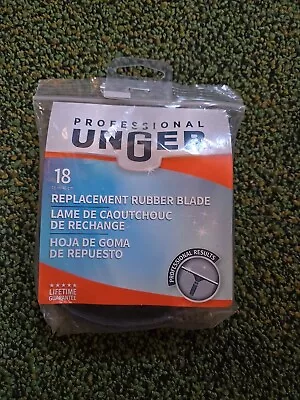 Unger Professional Cut-to-Size Replacement Rubber Squeegee 18 In Black • £9.63
